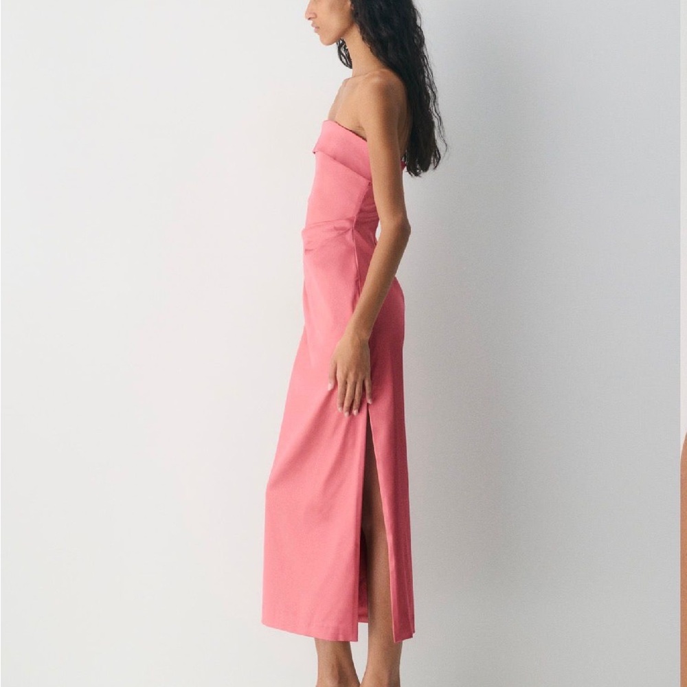 Aritzia Strapless Pink Dress - Picture 3 of 5